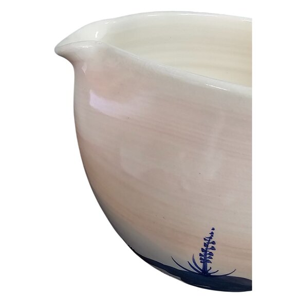 Handcrafted Ellis Prod. Marshall TX Stoneware Pottery Bowl Artist Signed - Picture 4 of 12